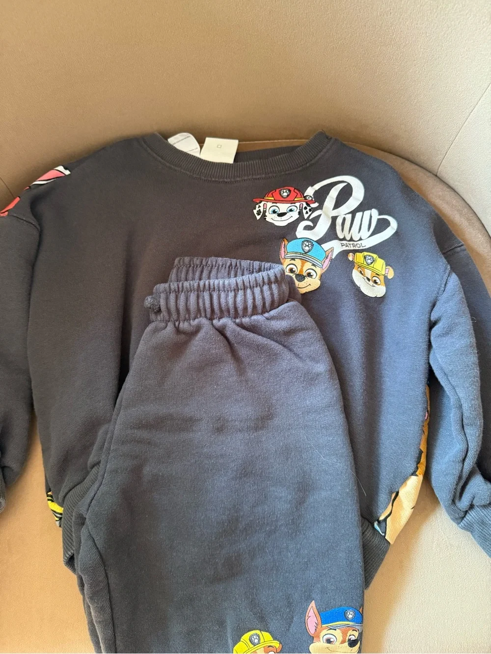 Zara Kids Charcoal PAW Patrol Sweatshirt & Joggers Set